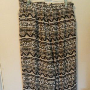Aztec Print Pants
